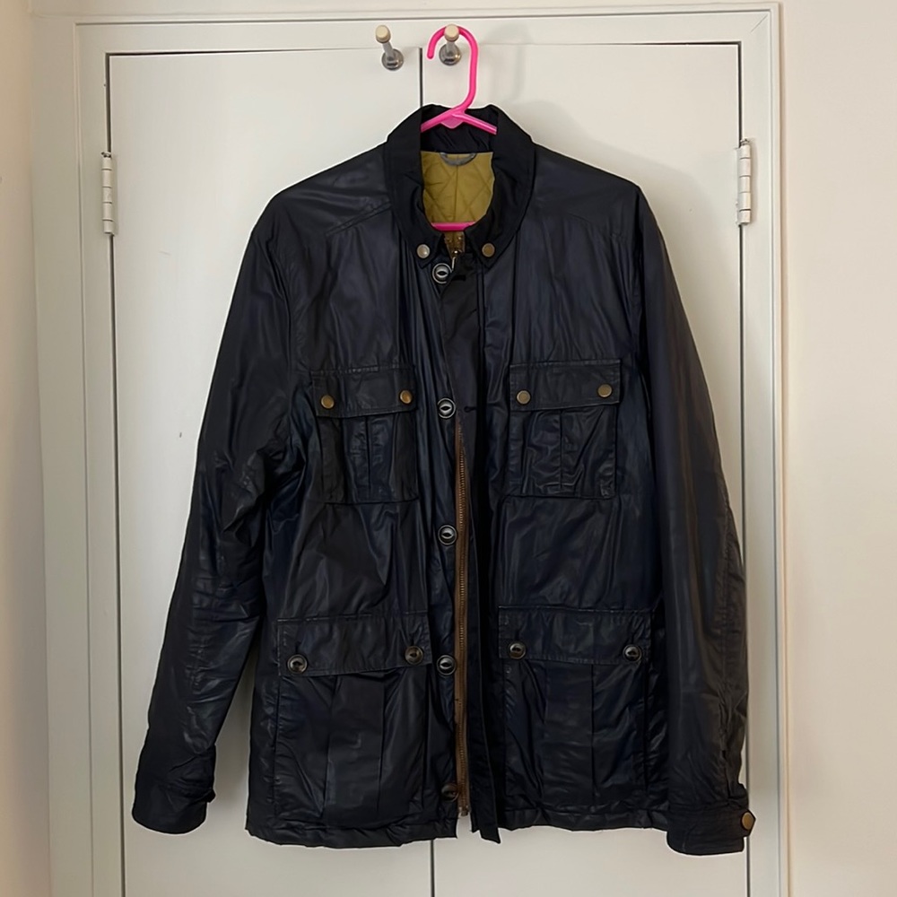Ted Baker Orynew wax cotton coat